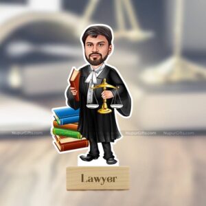 Personalized Lawyer Caricature – Perfect Gift for Legal Professionals