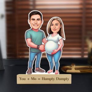 Unique Maternity Caricature Gift Idea 1