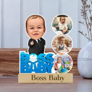 Custom Boss Baby Caricature Stand - Perfect Baby Shower Gift