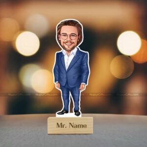 1 Custom CEO Manager Caricature Photo Stand