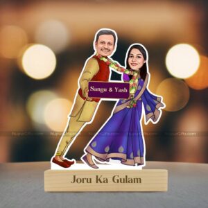 Joru Ka Gulam Caricature Photo Stand Gift 2