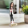 2 Female Doctor Standing Caricature Photo Stand