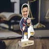 2 Male Lawyer Caricature Photo Stand Gift
