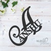 Personalized Name Sign Wall Art - Custom Monogram Design 2