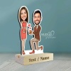 2 Forever couple Cartoon Photo Stand