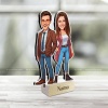 1 Smiling Couple Caricature Photo Stand Gift item