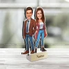 1 Smiling Couple Caricature Photo Stand Gift item