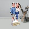Soulmate Couple Caricature Photo Stand Gift 2