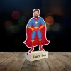 2 SuperHero Caricature Photo Stand Gift