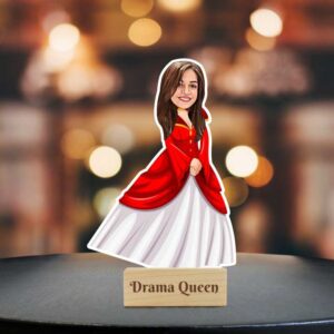 1 Royal Queen Cartoon Caricature Gift