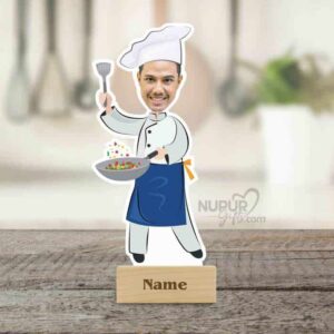 1 Male chef caricature