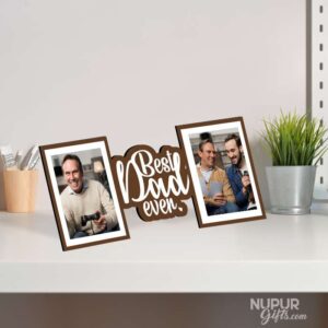 Best Dad Ever Personalized Photo Frame Gift