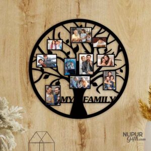 Family heritage collage picture frame gift