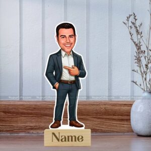 Custom Caricature Photo Stand Gift For Him 1