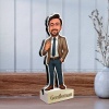 Gentleman caricature photo stand for him 2