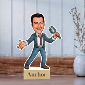 Custom Male Anchor Cartoon caricature gift for him