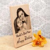 Engraved Wooden Photo Frame for Mother's Day – Customizable Gift for Mom 1