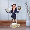 Female Developer Cartoon Stand Gift 2