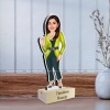 Custom Timeless Beauty Caricature Photo Stand - Perfect Gift Idea 2