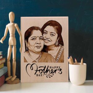 Engraved Wooden Photo Frame for Mom - Custom Mother’s Day Gift 1