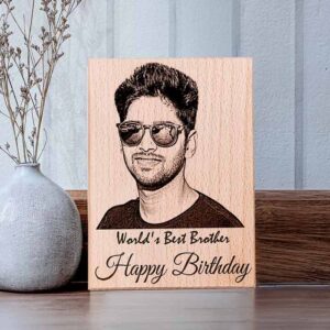 Unique Happy Birthday Engraved Photo Frame – Personalized Gift