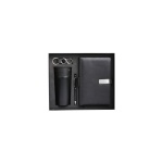 Stylish Oscar Gift Set: Includes Black Brew Mug, Voila Diary, Key Chain, and Point Pen 1