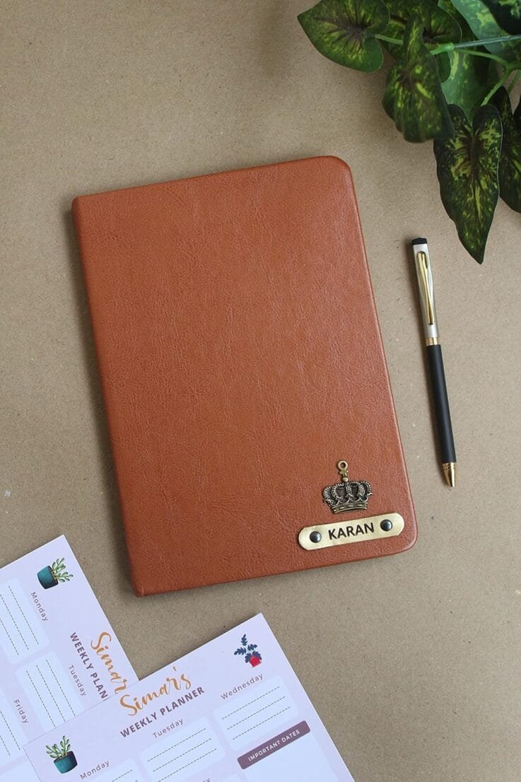 Custom Diary with Name & Charm 1