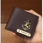 Elegant Men’s Leather Wallet – Customizable with Your Name