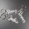 Personalized Acrylic Keychain - Custom Name Engraved Keychain 1