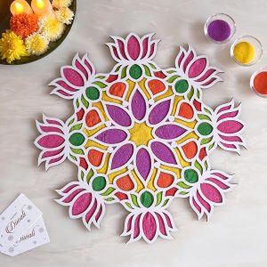 Easy DIY rangoli