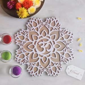 Customizable rangoli mats