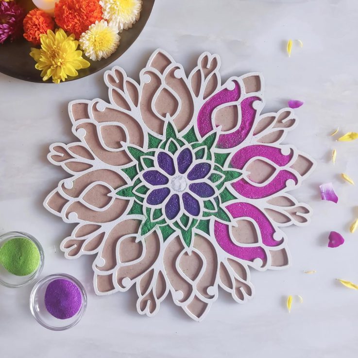 Customizable rangoli