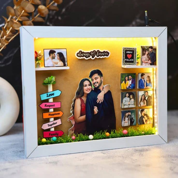 custom LED picture frame Miniature Box