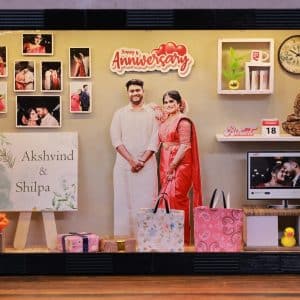 custom photo frame with lights