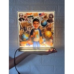 map art lamp