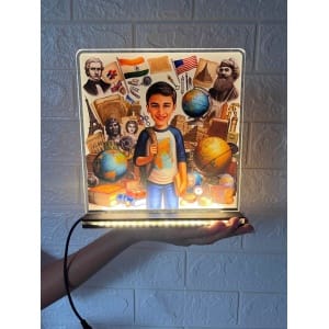 map art lamp