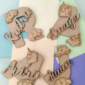 personalized monogram kit, safe crafting materials