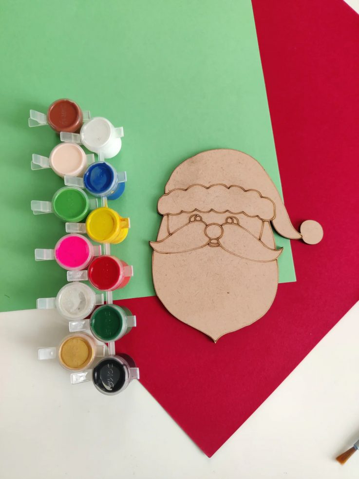 DIY Christmas kit, holiday fridge magnets, 3