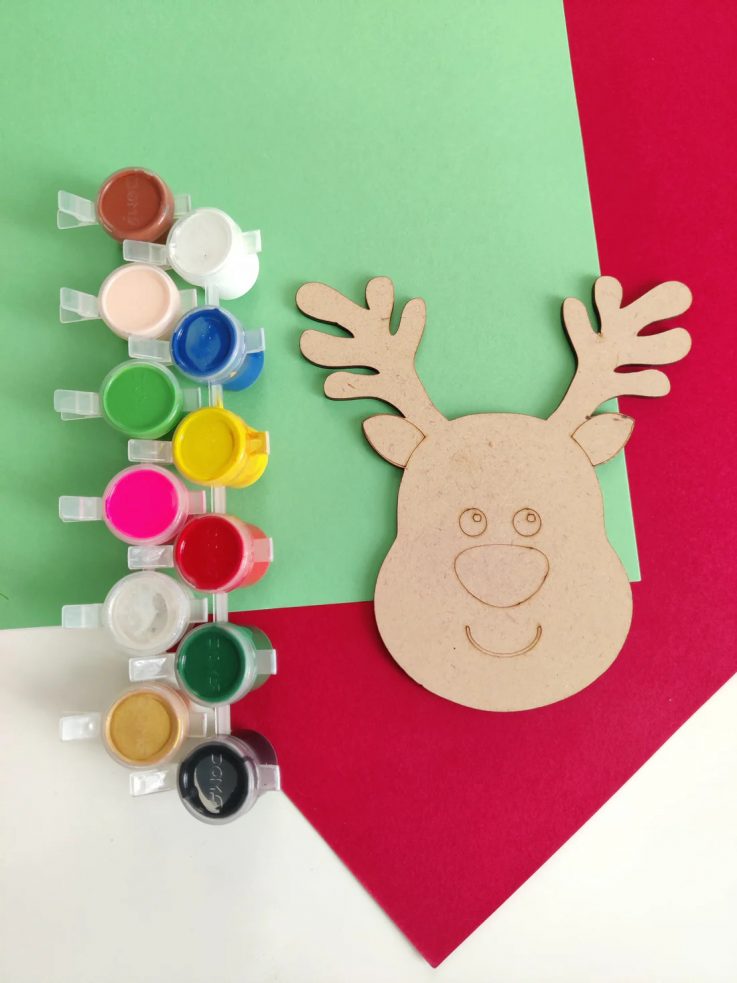 DIY Christmas kit, holiday fridge magnets, 2