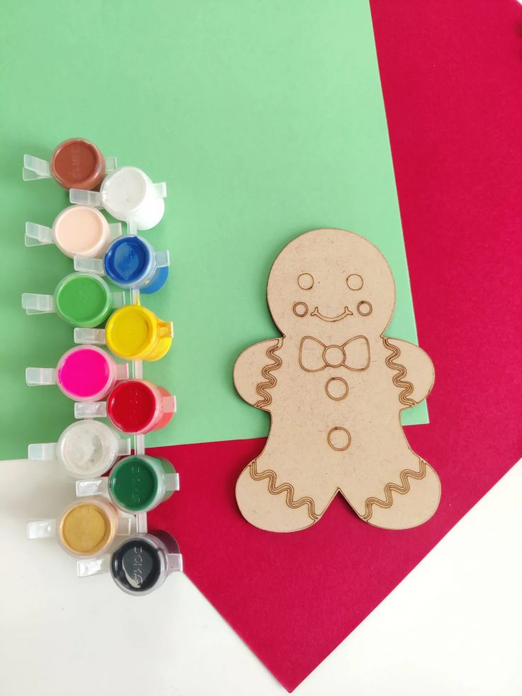 DIY Christmas kit, holiday fridge magnets, 1